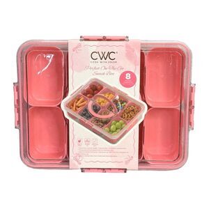 Cook With Color Sparkle Snackle Box Food Storage Container - 12” x 8.75” x 2.5”